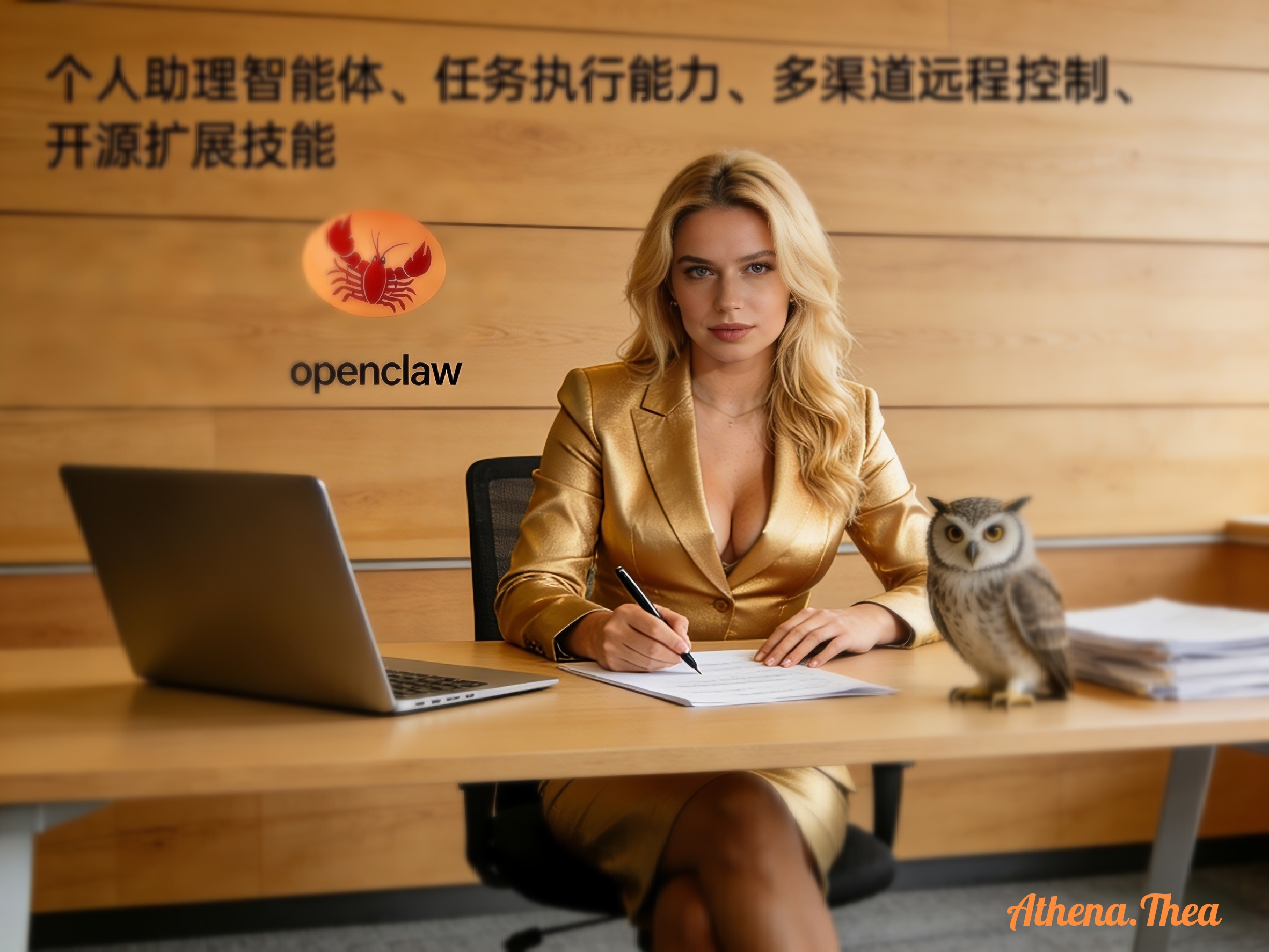 Athena 办公室形象